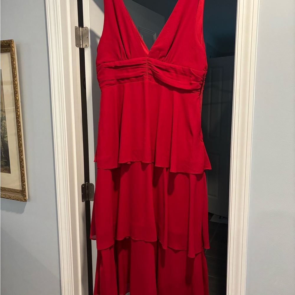 Lulu's Red Layered Dress
